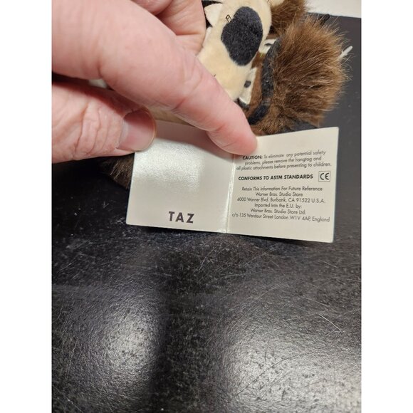 Warner Brother Studio Store Taz Bean Bag Plush - 8 Inch - Picture 4 of 8